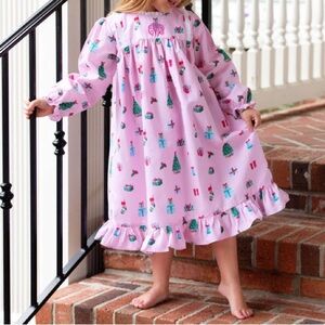 Cecil and Lou Holiday Print Nightgown